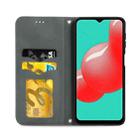 For Samsung Galaxy A32 4G Retro Skin Feel Business Magnetic Horizontal Flip Leather Case With Holder & Card Slots & Wallet & Photo Frame(Gray) - 3