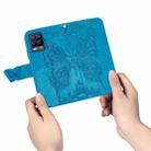 For Realme V13 5G/ 8 5G / Q3i 5G / Q3 5G Butterfly Love Flowers Embossed Horizontal Flip Leather Case with Holder & Card Slots & Wallet & Lanyard(Blue) - 5