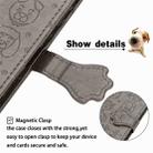 For Samsung Galaxy M21s /F41/M31 Cute Cat and Dog Embossed Horizontal Flip Leather Case with Holder & Card Slots & Wallet & Crossbody Lanyard & Card Cover(Gray) - 5