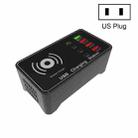 A7 High-power 100W 4 x PD 20W + QC3.0 USB Charger +15W Qi Wireless Charger Multi-port Smart Charger Station, Plug Size:US Plug - 1