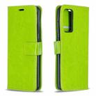 For Samsung Galaxy S21+ 5G Crazy Horse Texture Horizontal Flip Leather Case with Holder & Card Slots & Wallet & Photo Frame(Green) - 1