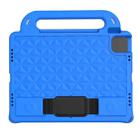 For iPad Pro 11 2022 / 2021 Diamond Series EVA Anti-Fall Shockproof Sleeve Protective Shell Tablet Case with Holder & Strap(Blue) - 1