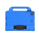 For iPad mini 4 / mini 3 / mini 2 / mini 1 Diamond Series EVA Anti-Fall Shockproof Sleeve Protective Shell Case with Holder & Strap(Blue) - 1