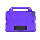 For iPad mini 4 / mini 3 / mini 2 / mini 1 Diamond Series EVA Anti-Fall Shockproof Sleeve Protective Shell Case with Holder & Strap(Purple) - 1