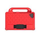 For Samsung Galaxy Tab A 8.4 T307/T307U 2020 Diamond Series EVA  Anti-Fall Shockproof Sleeve Protective Shell Case with Holder & Strap(Red) - 1