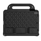 Diamond Series EVA Anti-Fall Shockproof Sleeve Protective Shell Case with Holder & Strap For iPad Air / Air 2 / Pro 9.7 / 9.7 2017/ 2018(Black) - 1