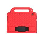 For Huawei MediaPad T3 10 9.6 inch Diamond Series EVA  Anti-Fall Shockproof Sleeve Protective Shell Case with Holder & Strap(Red) - 1