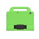 For Huawei MediaPad T3 10 9.6 inch Diamond Series EVA  Anti-Fall Shockproof Sleeve Protective Shell Case with Holder & Strap(Green) - 1