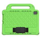 For Huawei MediaPad M6 10.8 Diamond Series EVA Anti-Fall Shockproof Sleeve Protective Shell Case with Holder & Strap(Green) - 1