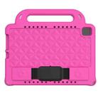 For Huawei MediaPad M5 10 10.8 inch Diamond Series EVA Anti-Fall Shockproof Sleeve Protective Shell Case with Holder & Strap(Rose Red) - 1