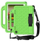 For Amazon Kindle Fire HD8 2020 Diamond Series EVA Anti-Fall Shockproof Sleeve Protective Shell Case with Holder & Strap(Green) - 1
