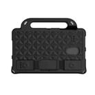 For Samsung Galaxy Tab A 8.0 T380/385/T387 Diamond Series EVA  Anti-Fall Shockproof Sleeve Protective Shell Case with Holder & Strap(Black) - 1