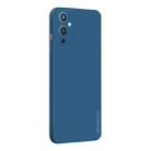 For OnePlus 9 PINWUYO Touching Series Liquid Silicone TPU Shockproof Case(Blue) - 1