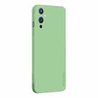 For OnePlus 9 PINWUYO Touching Series Liquid Silicone TPU Shockproof Case(Green) - 1