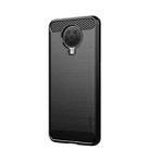 For Nokia G10 / G20 / 6.3 MOFI Gentleness Series Brushed Texture Carbon Fiber Soft TPU Case(Black) - 1