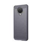 For Nokia G10 / G20 / 6.3 MOFI Gentleness Series Brushed Texture Carbon Fiber Soft TPU Case(Gray) - 1