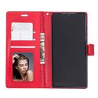 For Samsung Galaxy S21 FE Crazy Horse Texture Horizontal Flip Leather Case with Holder & Card Slots & Wallet & Photo Frame(Red) - 5