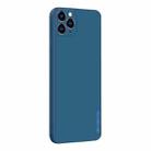 For iPhone 11 Pro Max PINWUYO Sense Series Liquid Silicone TPU Mobile Phone Case (Blue) - 1