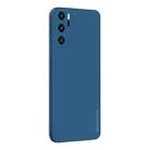 For Huawei P40 PINWUYO Sense Series Liquid Silicone TPU Mobile Phone Case(Blue) - 1