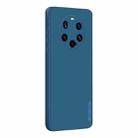 For Huawei Mate 40 Pro+ PINWUYO Sense Series Liquid Silicone TPU Mobile Phone Case(Blue) - 1