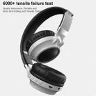 BD01 Colorful LED Bluetooth 5.0 Headphones Foldable Wireless HiFi Stereo Headset with Mic, Support TF Card / 3.5mm AUX(Black) - 6
