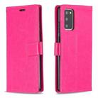 For Samsung Galaxy A32 5G Crazy Horse Texture Horizontal Flip Leather Case with Holder & Card Slots & Wallet & Photo Frame(Pink) - 1