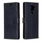 For Xiaomi Redmi Note 9 5G Crazy Horse Texture Horizontal Flip Leather Case with Holder & Card Slots & Wallet & Photo Frame(Black) - 1