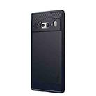 For Google Pixel 6 Pro MOFI Gentleness Series Brushed Texture Carbon Fiber Soft TPU Case(Blue) - 1