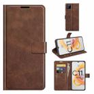 For OPPO Realme C11 2021 Retro Calf Pattern Buckle Horizontal Flip Leather Case with Holder & Card Slots & Wallet(Dark Brown) - 1