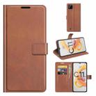 For OPPO Realme C11 2021 Retro Calf Pattern Buckle Horizontal Flip Leather Case with Holder & Card Slots & Wallet(Light Brown) - 1
