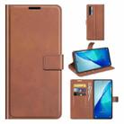 For TCL 20S / 20 5G /20L / 20L+ Retro Calf Pattern Buckle Horizontal Flip Leather Case with Holder & Card Slots & Wallet(Light Brown) - 1