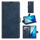 For TCL 20S / 20 5G /20L / 20L+ Retro Calf Pattern Buckle Horizontal Flip Leather Case with Holder & Card Slots & Wallet(Blue) - 1