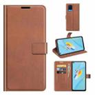 For OPPO A54 4G Retro Calf Pattern Buckle Horizontal Flip Leather Case with Holder & Card Slots & Wallet(Light Brown) - 1