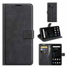 For ZTE Libero 5G Retro Calf Pattern Buckle Horizontal Flip Leather Case with Holder & Card Slots & Wallet(Black) - 1