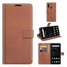 For ZTE Libero 5G Retro Calf Pattern Buckle Horizontal Flip Leather Case with Holder & Card Slots & Wallet(Light Brown) - 1