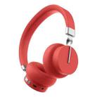 P3 Wireless 5.0 Super Bass HIFI Stereo Gaming Headset with Microphone, Support TF / FM / AUX(Red) - 1