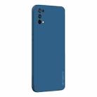 For OPPO Realme X7 / Realme Q2 Pro PINWUYO Touching Series Liquid Silicone TPU Shockproof Case(Blue) - 1
