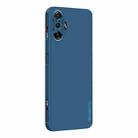 For Xiaomi Redmi K40 Gaming PINWUYO Touching Series Liquid Silicone TPU Shockproof Case(Blue) - 1