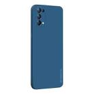 For OPPO Reno5 Pro  PINWUYO Touching Series Liquid Silicone TPU Shockproof Case(Blue) - 1