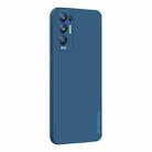 For OPPO Reno5 Pro Plus / Find X3 NEO PINWUYO Touching Series Liquid Silicone TPU Shockproof Case(Blue) - 1