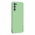 For OPPO Reno5 Pro Plus / Find X3 NEO PINWUYO Touching Series Liquid Silicone TPU Shockproof Case(Green) - 1