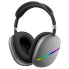 AKZ MAX10 Head-mounted RGB Wireless Bluetooth Music Headset With Microphone, Supports TF Card(Black) - 1