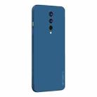For OnePlus 8 PINWUYO Touching Series Liquid Silicone TPU Shockproof Case(Blue) - 1