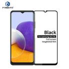 For Samsung Galaxy A22 5G PINWUYO 9H 2.5D Full Screen Tempered Glass Film(Black) - 1