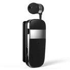 K53 Stereo Wireless Bluetooth Headset Calls Remind Vibration Wear-Clip Driver Auriculares Earphone For Phone(Black) - 1