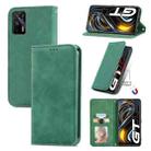 For OPPO Realme GT 5G /Realme Q3 Pro 5G Retro Skin Feel Business Magnetic Horizontal Flip Leather Case With Holder & Card Slots & Wallet & Photo Frame(Green) - 1