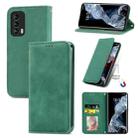 For Meizu 18 Retro Skin Feel Business Magnetic Horizontal Flip Leather Case With Holder & Card Slots & Wallet & Photo Frame(Green) - 1