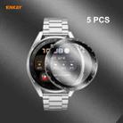 5 PCS For Huawei WATCH 3 Pro 48mm ENKAY Hat-Prince 3D Full Coverage Soft PC Edge + PMMA HD Screen Protector Film - 1