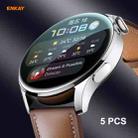 5 PCS For Huawei WATCH 3 46mm ENKAY Hat-Prince 3D Full Coverage Soft PC Edge + PMMA HD Screen Protector Film - 1