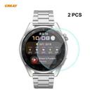 2 PCS For Huawei WATCH 3 Pro 48mm ENKAY Hat-Prince 0.2mm 9H 2.15D Curved Edge Tempered Glass Screen Protector Watch Film - 1